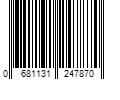 Barcode Image for UPC code 0681131247870