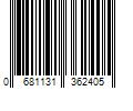 Barcode Image for UPC code 0681131362405. Product Name: Wal-Mart Store  Inc Equate Black Non-Metal Elastics  250 Count