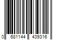 Barcode Image for UPC code 0681144439316