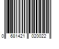 Barcode Image for UPC code 0681421020022