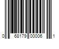 Barcode Image for UPC code 068179000061