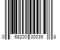 Barcode Image for UPC code 068200000398