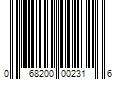 Barcode Image for UPC code 068200002316