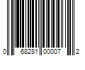 Barcode Image for UPC code 068281000072