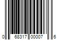 Barcode Image for UPC code 068317000076