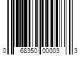 Barcode Image for UPC code 068350000033