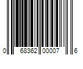 Barcode Image for UPC code 068362000076