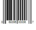 Barcode Image for UPC code 068395000067