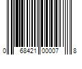 Barcode Image for UPC code 068421000078