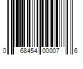 Barcode Image for UPC code 068454000076