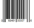 Barcode Image for UPC code 068461000076