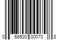 Barcode Image for UPC code 068500000708