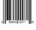 Barcode Image for UPC code 068500000715