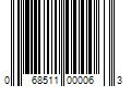 Barcode Image for UPC code 068511000063