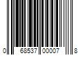 Barcode Image for UPC code 068537000078