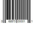 Barcode Image for UPC code 068570000011