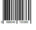 Barcode Image for UPC code 0686040100360