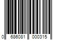 Barcode Image for UPC code 0686081000315