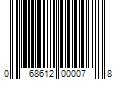 Barcode Image for UPC code 068612000078