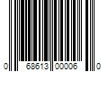 Barcode Image for UPC code 068613000060