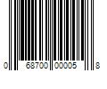 Barcode Image for UPC code 068700000058