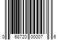 Barcode Image for UPC code 068720000076