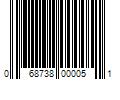 Barcode Image for UPC code 068738000051