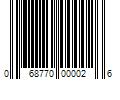 Barcode Image for UPC code 068770000026