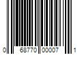 Barcode Image for UPC code 068770000071