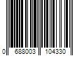 Barcode Image for UPC code 0688003104330