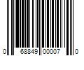 Barcode Image for UPC code 068849000070