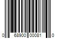 Barcode Image for UPC code 068900000810