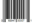 Barcode Image for UPC code 068947000071