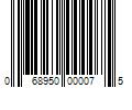 Barcode Image for UPC code 068950000075