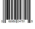 Barcode Image for UPC code 068958047515