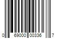 Barcode Image for UPC code 069000003367