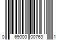 Barcode Image for UPC code 069000007631