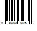 Barcode Image for UPC code 069000009857