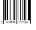 Barcode Image for UPC code 0690104262062