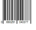 Barcode Image for UPC code 0690251040377