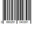 Barcode Image for UPC code 0690251040391