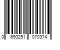 Barcode Image for UPC code 0690251070374