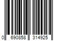 Barcode Image for UPC code 0690858314925. Product Name: Zep Acclaim Antibacterial Liquid Hand Soap - 32 Ounces Case Of 12 314901 - Perfect For Business Or Home Use - Can Attach To D-1000 Dispenser Pump