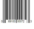 Barcode Image for UPC code 069100000723