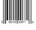 Barcode Image for UPC code 069100006718