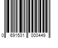 Barcode Image for UPC code 0691531000449