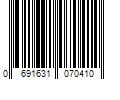 Barcode Image for UPC code 0691631070410