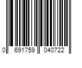 Barcode Image for UPC code 0691759040722