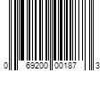 Barcode Image for UPC code 069200001873