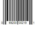 Barcode Image for UPC code 069200002191